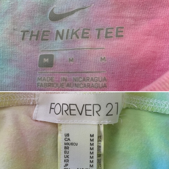 CUSTOM Medium Pastel Tie Dye Nike Set Shirt Socks - Picture 15 of 16